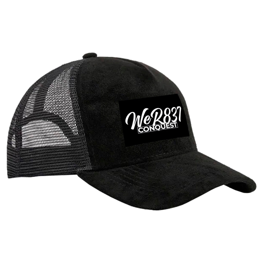 Conquest Self Defense Suede Trucker Hat #8125 E