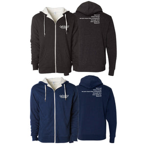 Conquest Self Defense Academy Sherpa Lined Zip-Up Hoodie #8125 F