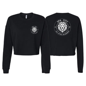 Spa City Jiu-Jitsu Women's Cropped Crewneck Sweatshirt #8126 A