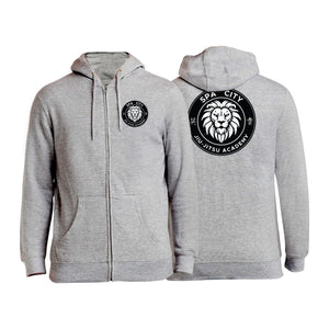 Spa City Jiu-Jitsu Academy Zip-Up Hoodies #8126 A