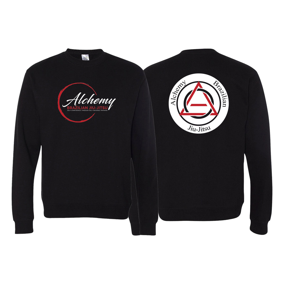 Alchemy Brazilian Jiu Jitsu Academy Crewneck Sweatshirt #8127 A