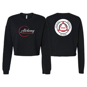 Alchemy Brazilian Jiu Jitsu Women's Cropped Crewneck Sweatshirt #8127 A