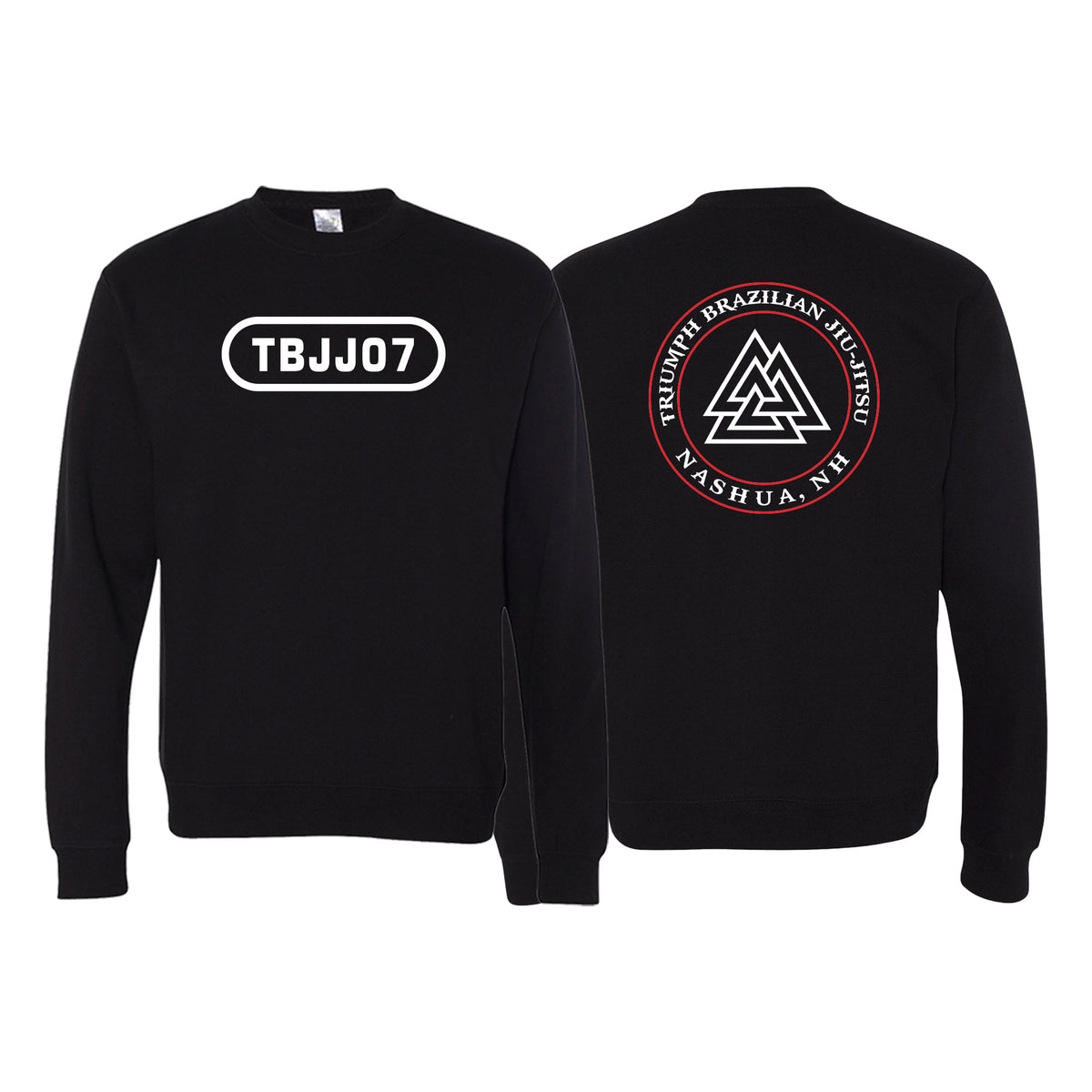 Triumph Brazilian Jiu-Jitsu Academy Crewneck Sweatshirt #8128 A