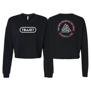 Triumph Brazilian Jiu-Jitsu Women's Cropped Crewneck Sweatshirt #8128 A