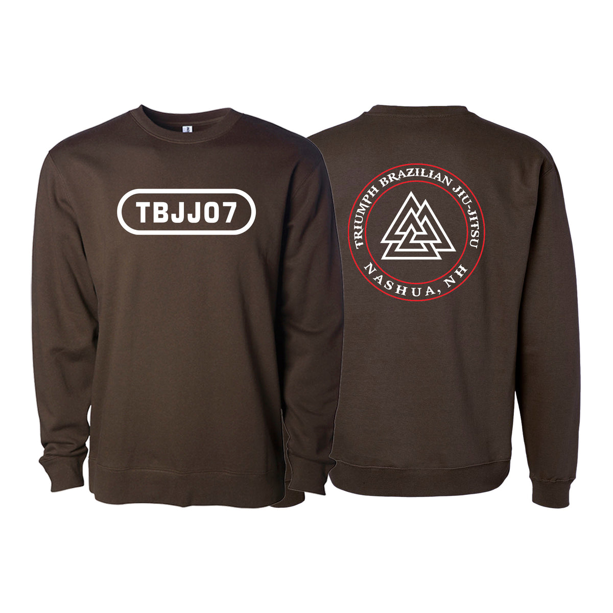 Triumph Brazilian Jiu-Jitsu Academy Crewneck Sweatshirt #8128 A