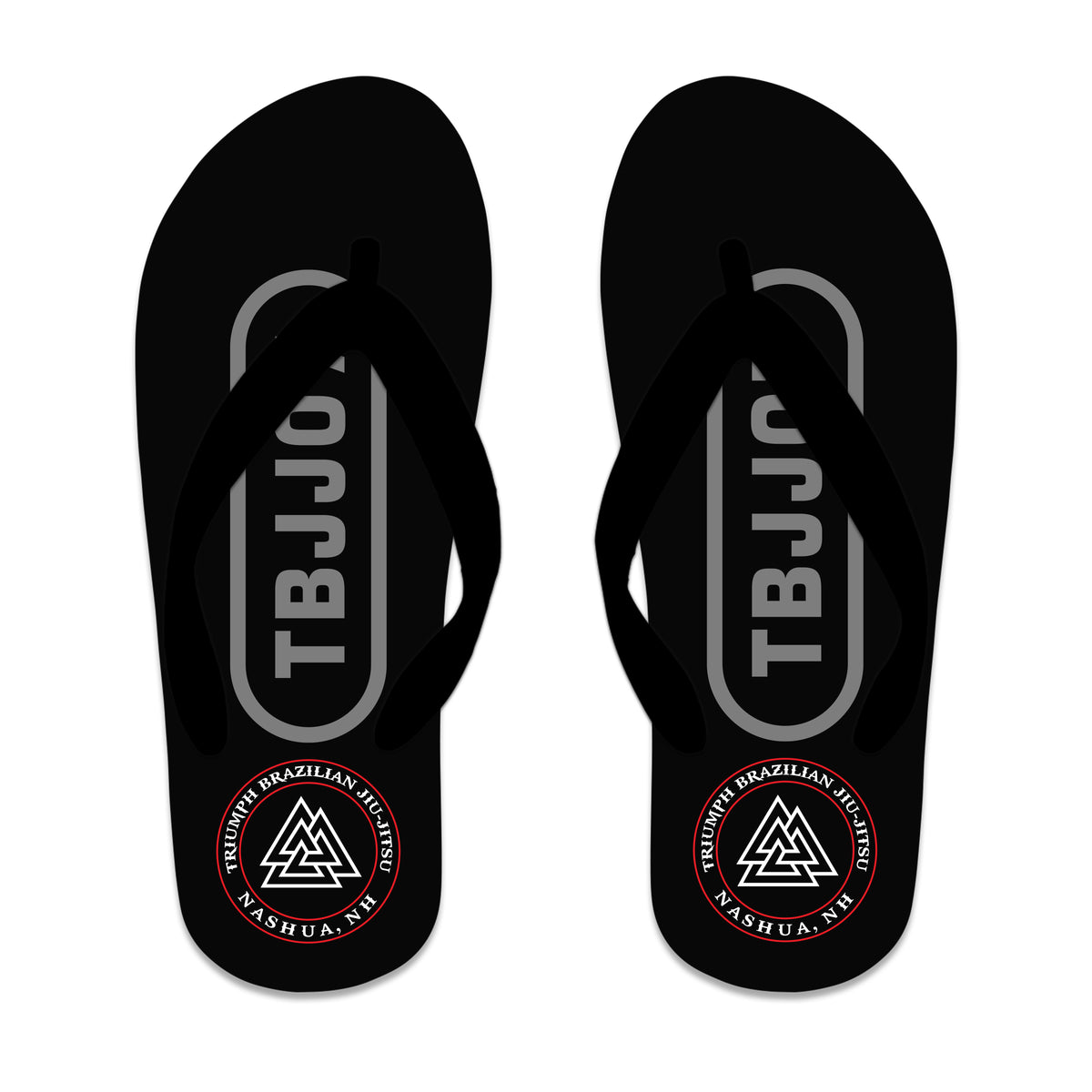 Triumph Brazilian Jiu-Jitsu Academy Flip Flops #8128 A