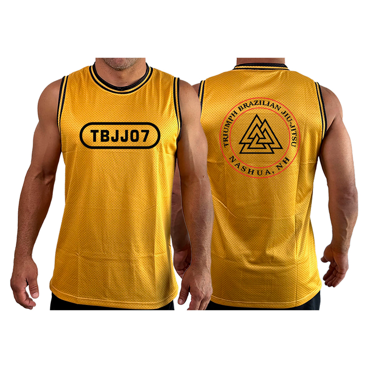 Triumph Brazilian Jiu-Jitsu Academy Basketball Jerseys #8128 A