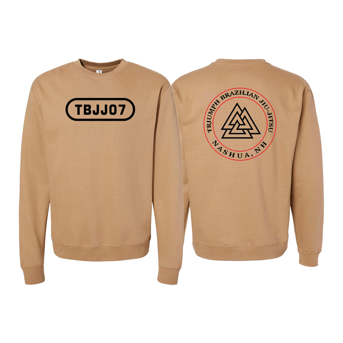 Triumph Brazilian Jiu-Jitsu Academy Crewneck Sweatshirt #8128 A