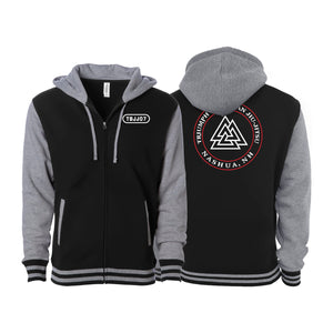 Triumph Brazilian Jiu-Jitsu Academy Varsity Zip-Up Hoodies #8128 B