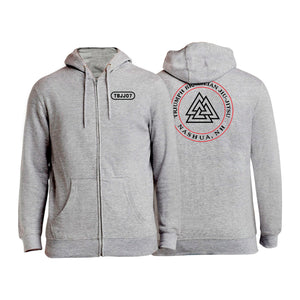Triumph Brazilian Jiu-Jitsu Academy Zip-Up Hoodies #8128 B