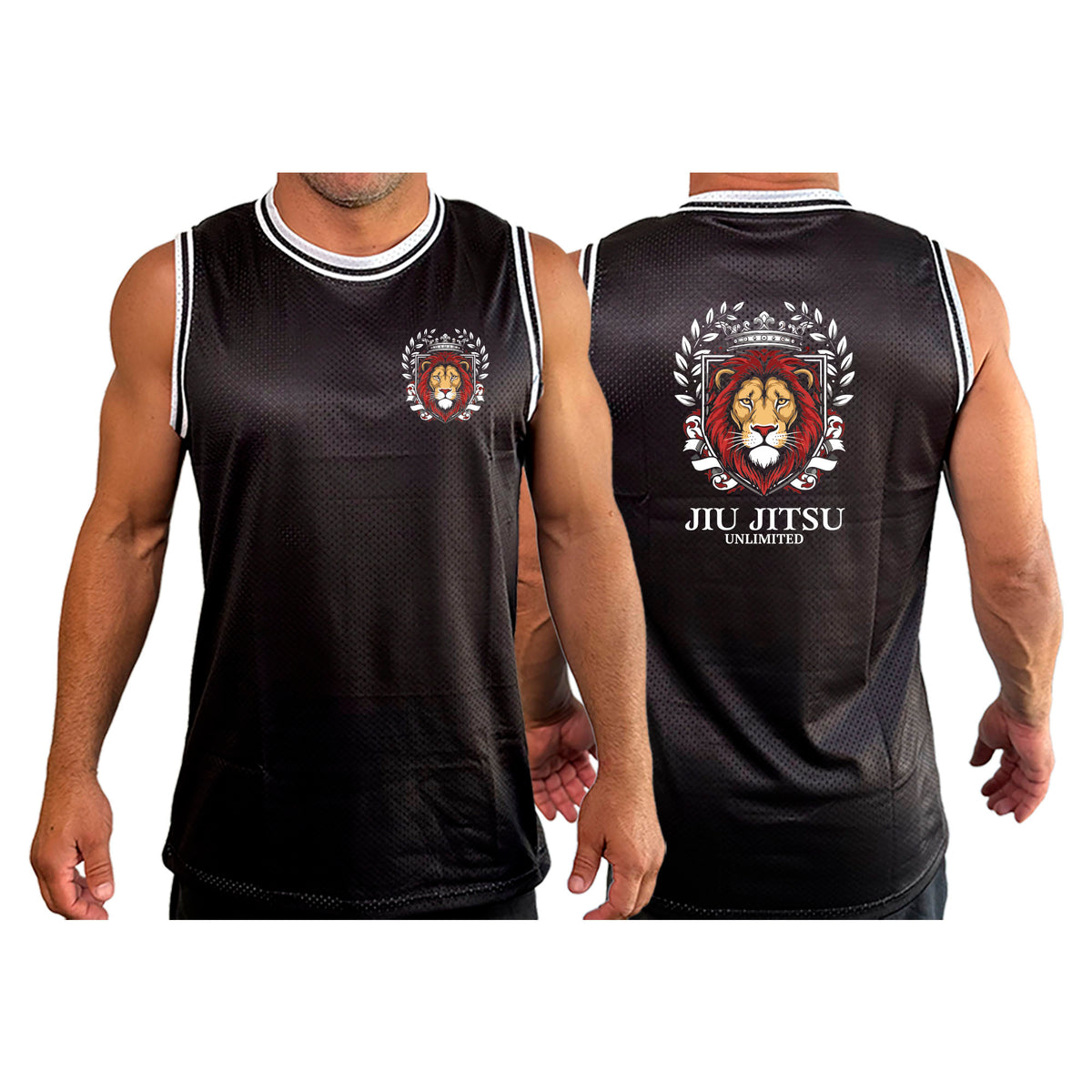 Jiu Jitsu Unlimited Academy Basketball Jerseys #8129 F