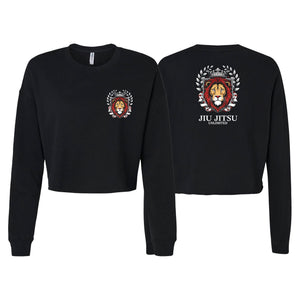 Jiu Jitsu Unlimited Women's Cropped Crewneck Sweatshirt #8129 F