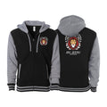 Jiu Jitsu Unlimited Academy Varsity Zip-Up Hoodies #8129 F
