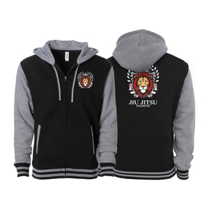 Jiu Jitsu Unlimited Academy Varsity Zip-Up Hoodies #8129 F