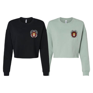 Jiu Jitsu Unlimited Women's Cropped Crewneck Sweatshirt #8129 F