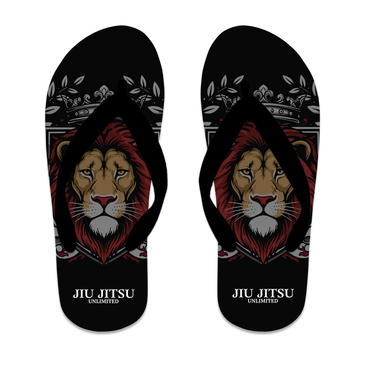 Jiu Jitsu Unlimited Academy Flip Flops #8129 F