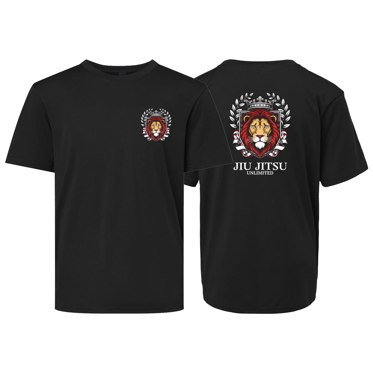 Jiu Jitsu Unlimited Academy Dry Fit Kids Shirts #8129 F