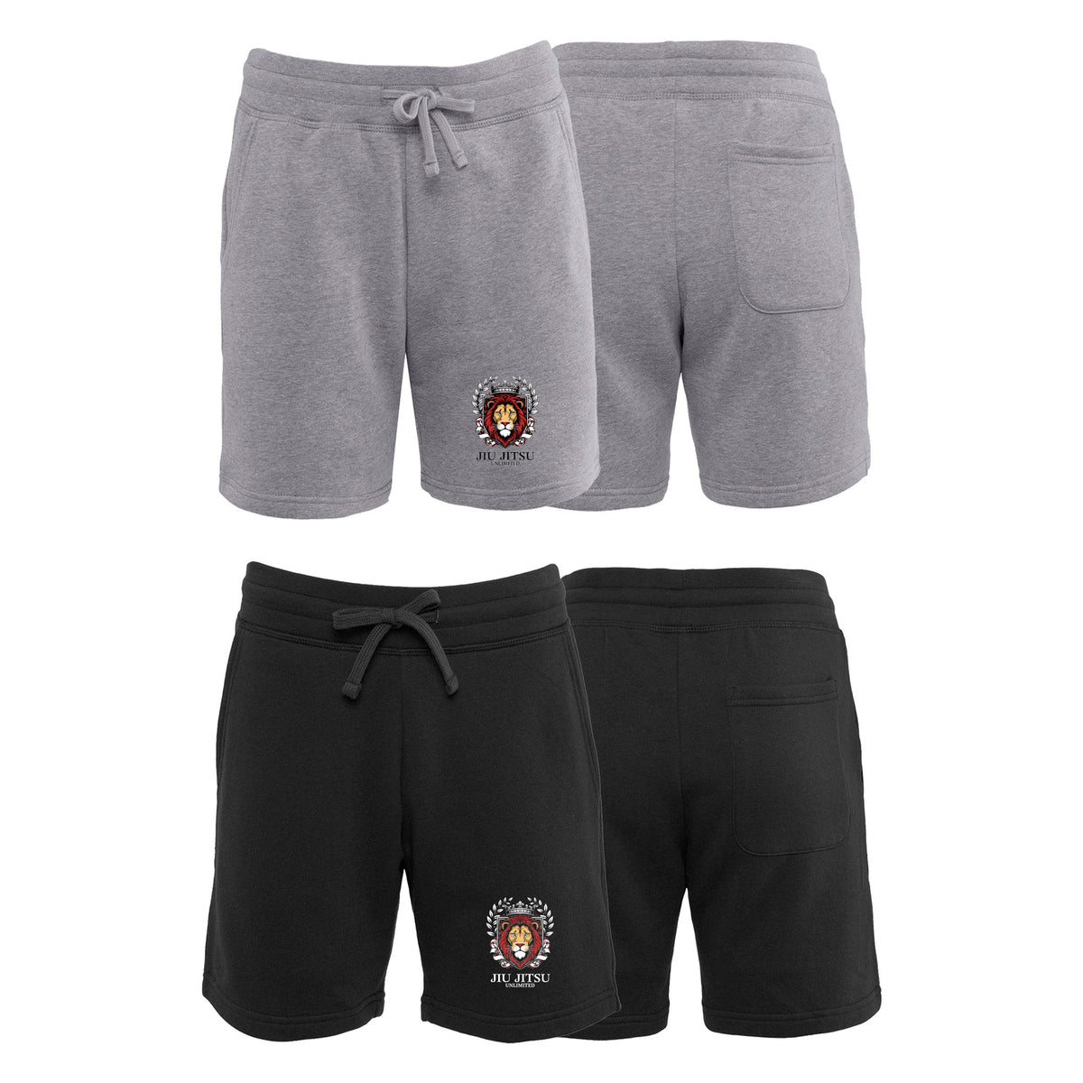 Jiu Jitsu Unlimited Academy Sweat Shorts #8129 F