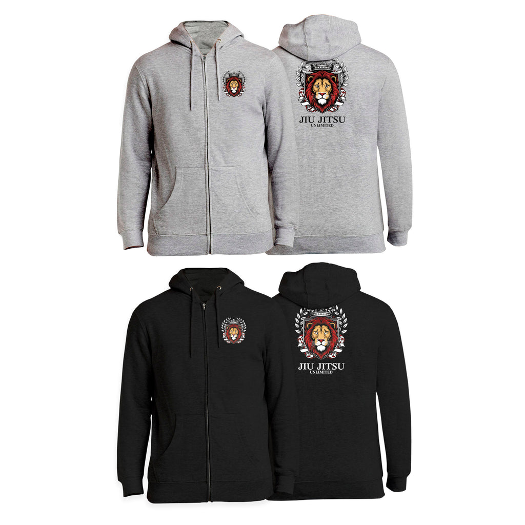 Jiu Jitsu Unlimited Academy Zip-Up Hoodies #8129 F