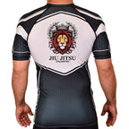 Jiu Jitsu Unlimited Academy Rash Guards Black/White #8129 H