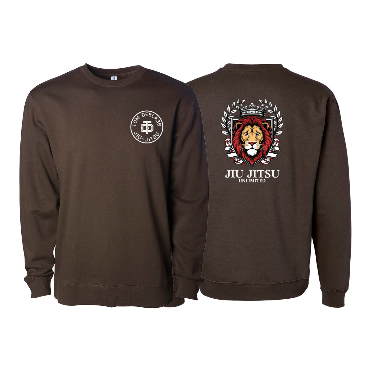 Jiu Jitsu Unlimited Academy Crewneck Sweatshirt #8129 H