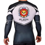 Jiu Jitsu Unlimited Academy Rash Guards Black/White #8129 J