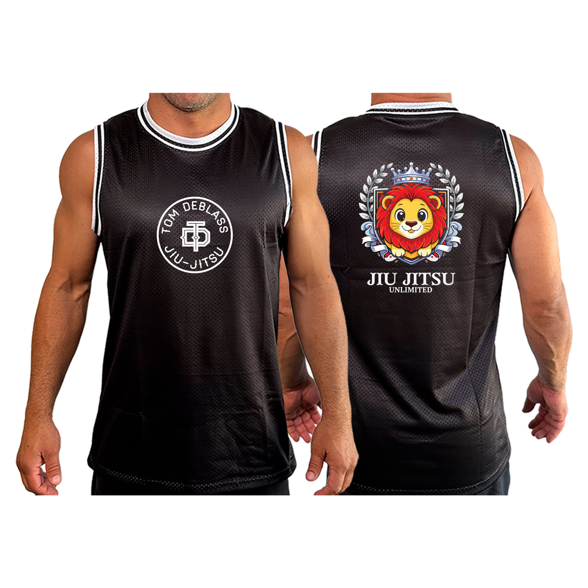 Jiu Jitsu Unlimited Academy Basketball Jerseys #8129 J