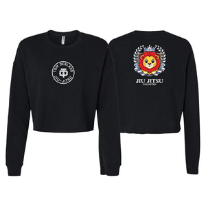 Jiu Jitsu Unlimited Women's Cropped Crewneck Sweatshirt #8129 J