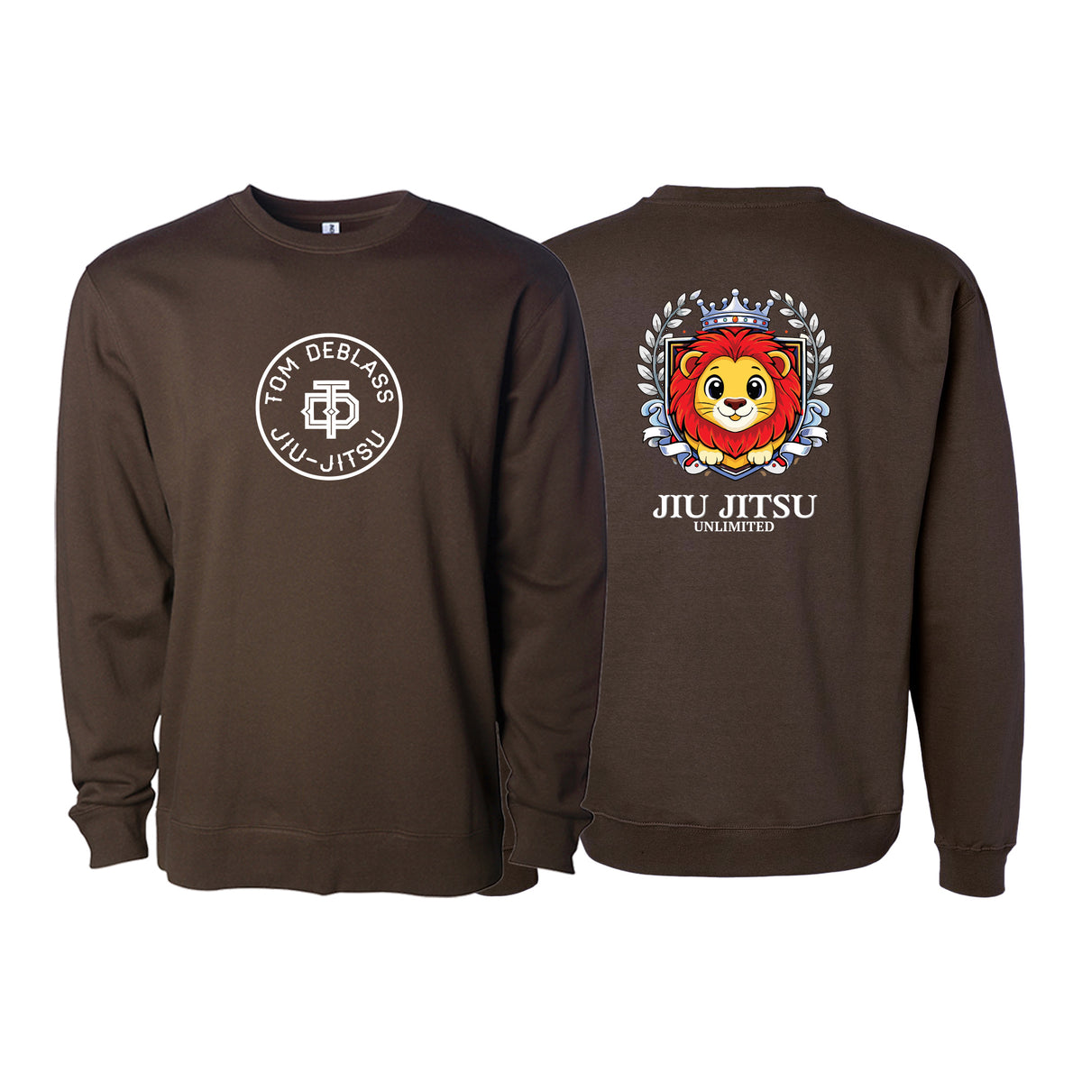 Jiu Jitsu Unlimited Academy Crewneck Sweatshirt #8129 J
