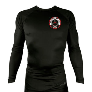 CVMMA All Black Custom Rash Guards Long Sleeves #8130 A