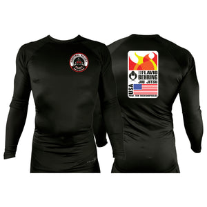 CVMMA All Black Custom Rash Guards Long Sleeves #8130 A