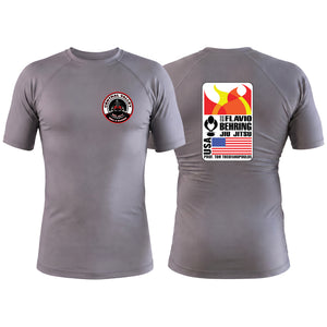 CVMMA Gray Custom Rash Guards Short Sleeve #8130 A