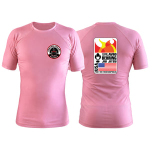CVMMA Pink Custom Rash Guards Short Sleeve #8130 A
