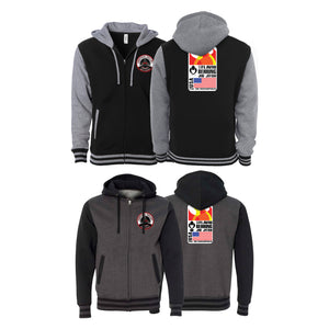 CVMMA Academy Varsity Zip-Up Hoodies #8130 A