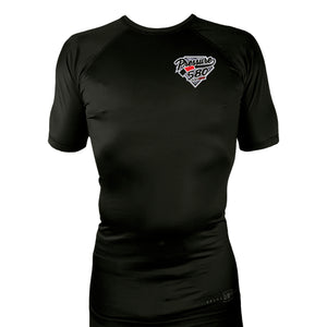Pressure 580 Jiu-Jitsu All Black Custom Rash Guards Short Sleeves #8131 A