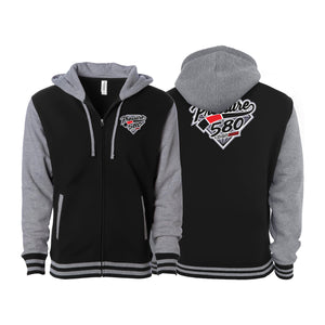 Pressure 580 Jiu-Jitsu Academy Varsity Zip-Up Hoodies #8131 A