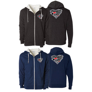 Pressure 580 Jiu-Jitsu Academy Sherpa Lined Zip-Up Hoodie #8131 A