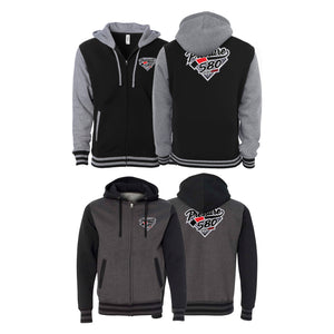 Pressure 580 Jiu-Jitsu Academy Varsity Zip-Up Hoodies #8131 A