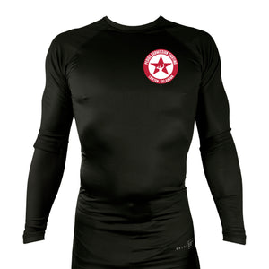 Pressure 580 Jiu-Jitsu All Black Custom Rash Guards Long Sleeves #8131 F