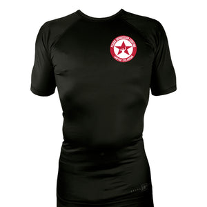 Pressure 580 Jiu-Jitsu All Black Custom Rash Guards Short Sleeves #8131 F