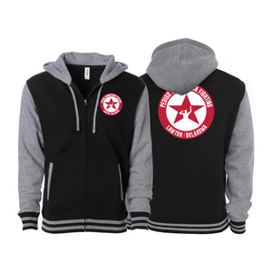 Pressure 580 Jiu-Jitsu Academy Varsity Zip-Up Hoodies #8131 F