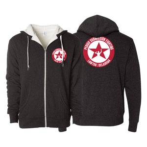 Pressure 580 Jiu-Jitsu Academy Sherpa Lined Zip-Up Hoodie #8131 F