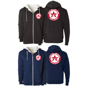 Pressure 580 Jiu-Jitsu Academy Sherpa Lined Zip-Up Hoodie #8131 F