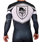 Kau Freestyle Martial Arts Academy Rash Guards Black/White #8132 A