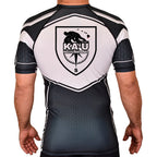Kau Freestyle Martial Arts Academy Rash Guards Black/White #8132 A