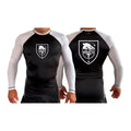 Kau Freestyle Martial Arts All Black Ranked Long Sleeve Rash Guards #8132 A