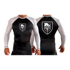 Kau Freestyle Martial Arts All Black Ranked Long Sleeve Rash Guards #8132 A