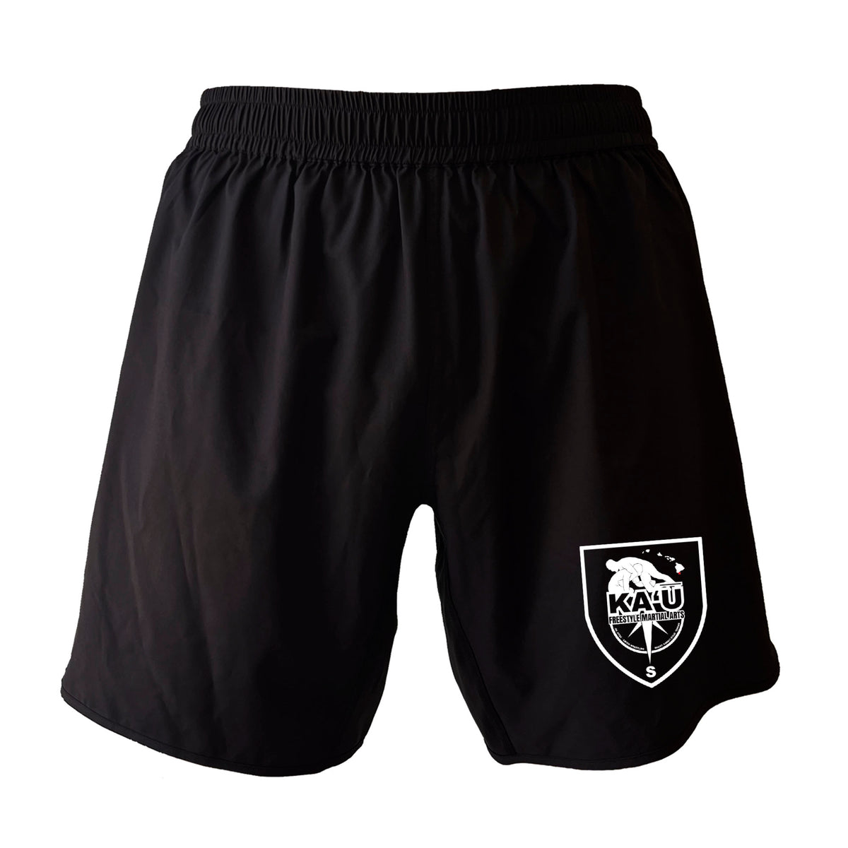 Kau Freestyle Martial Arts All Black Custom Shorts 2.0 #8132 A