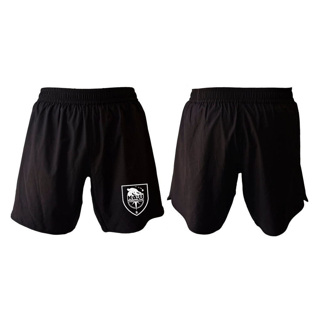 Kau Freestyle Martial Arts All Black Custom Shorts 2.0 #8132 A