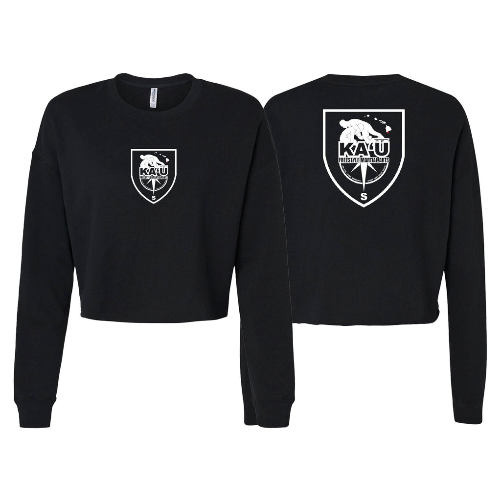 Kau Freestyle Martial Arts Women's Cropped Crewneck Sweatshirt #8132 A
